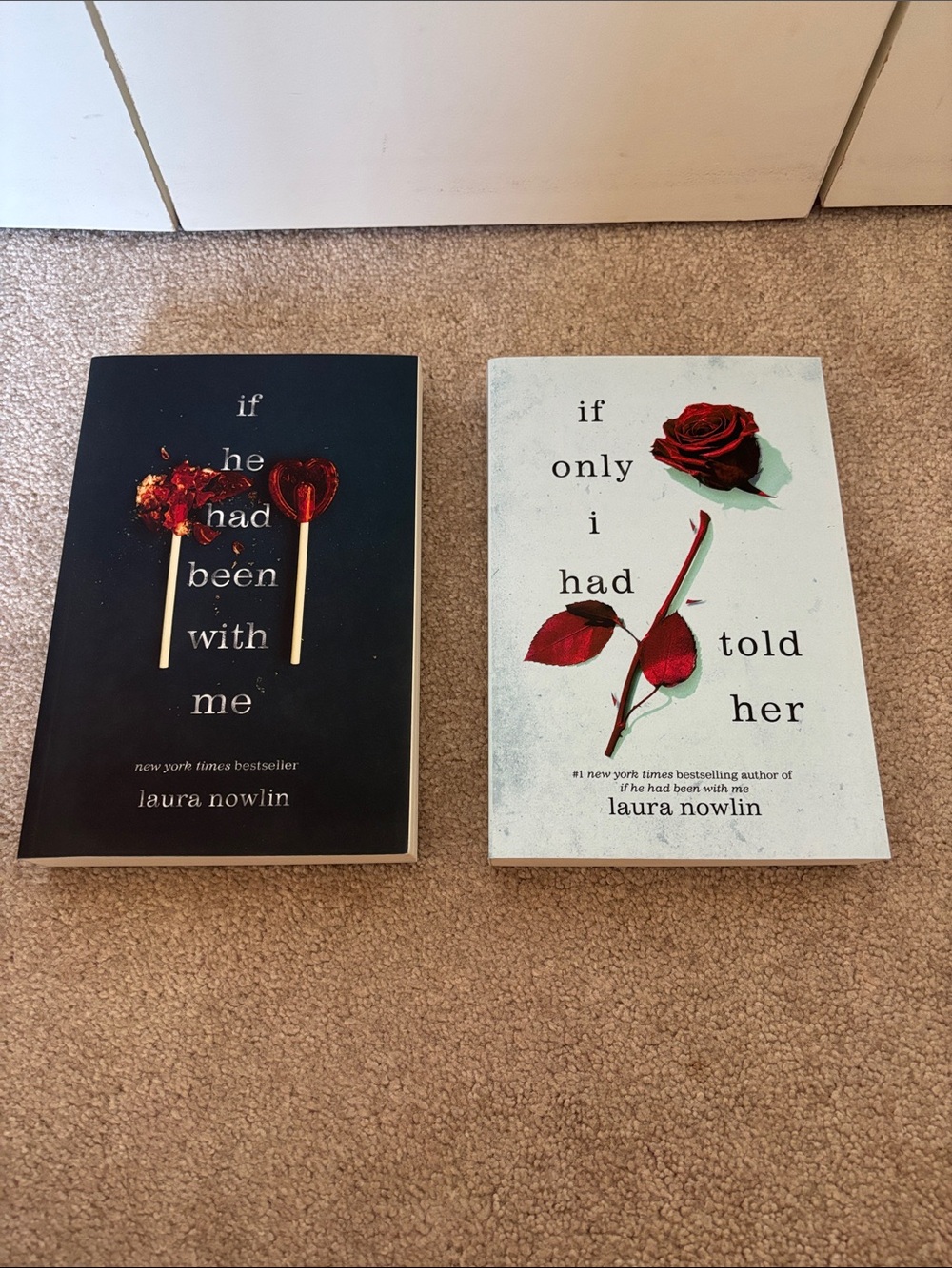 Laura Nowlin Paperback Book Bundle - Red & Black/White Covers